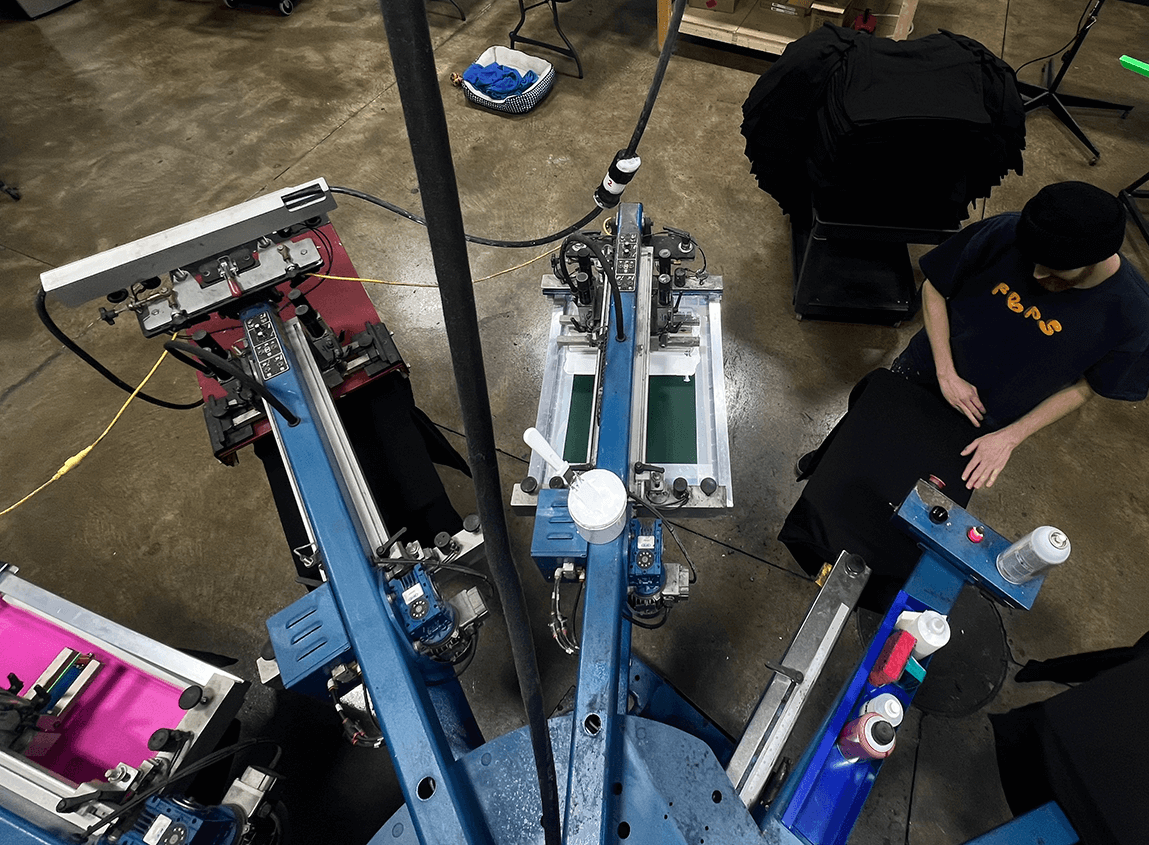 Press Operator running M&R Printing Press