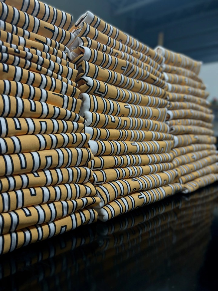 Custom printed apparel